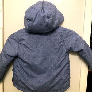 Zipper jacket with hoody